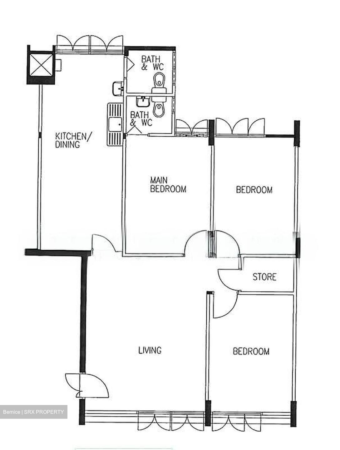 Blk 25 Teck Whye Heights II (Choa Chu Kang), HDB 4 Rooms #587066171